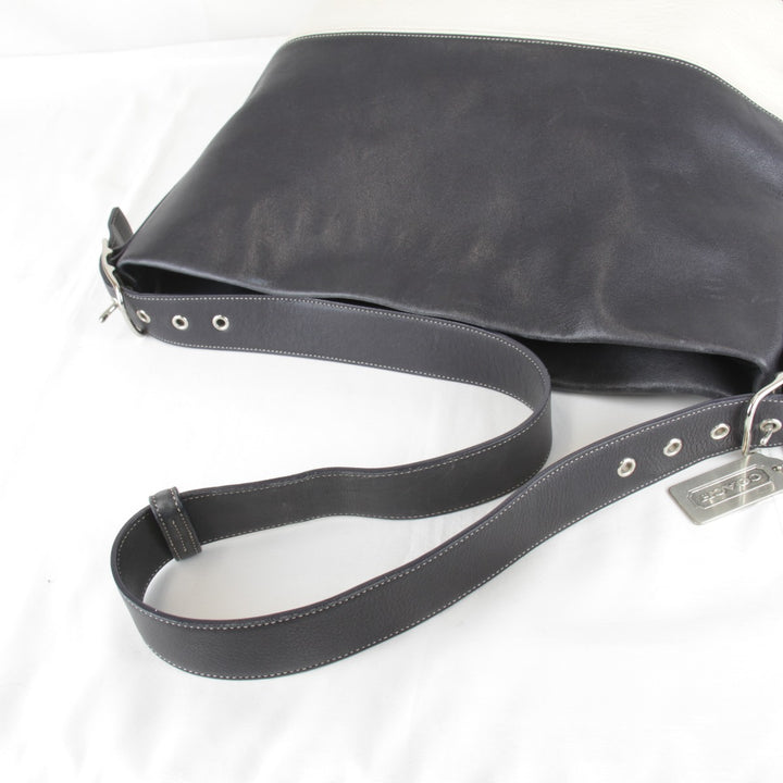 『USED』 
COACH コーチ 
 J1S-9174 ショルダーバッグ 
レザー ネイビー