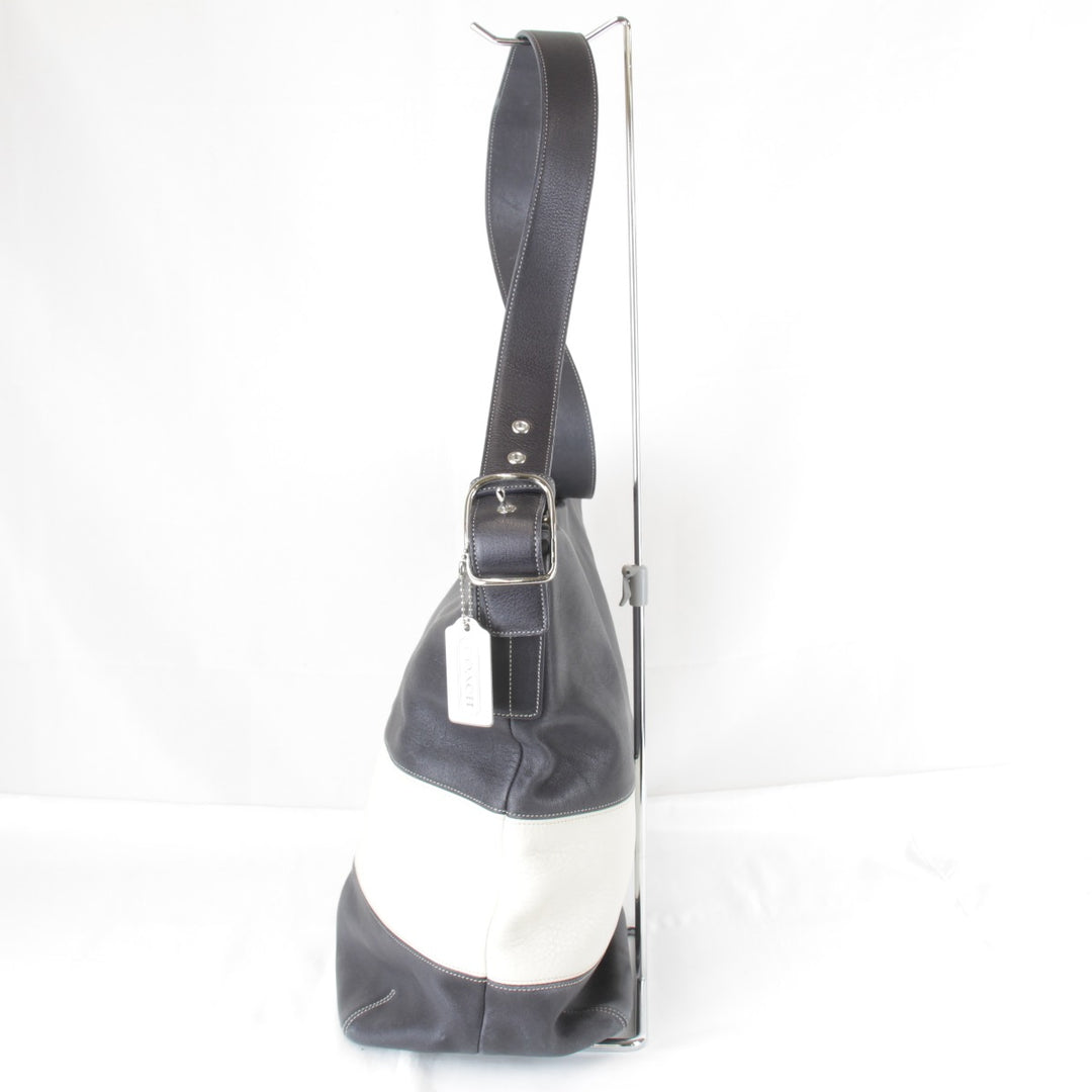 『USED』 
COACH コーチ 
 J1S-9174 ショルダーバッグ 
レザー ネイビー