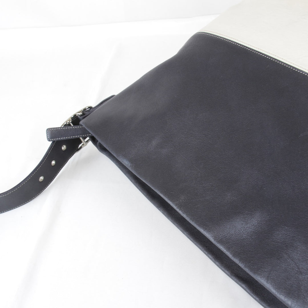 『USED』 
COACH コーチ 
 J1S-9174 ショルダーバッグ 
レザー ネイビー