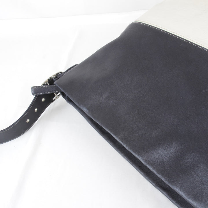 『USED』 
COACH コーチ 
 J1S-9174 ショルダーバッグ 
レザー ネイビー