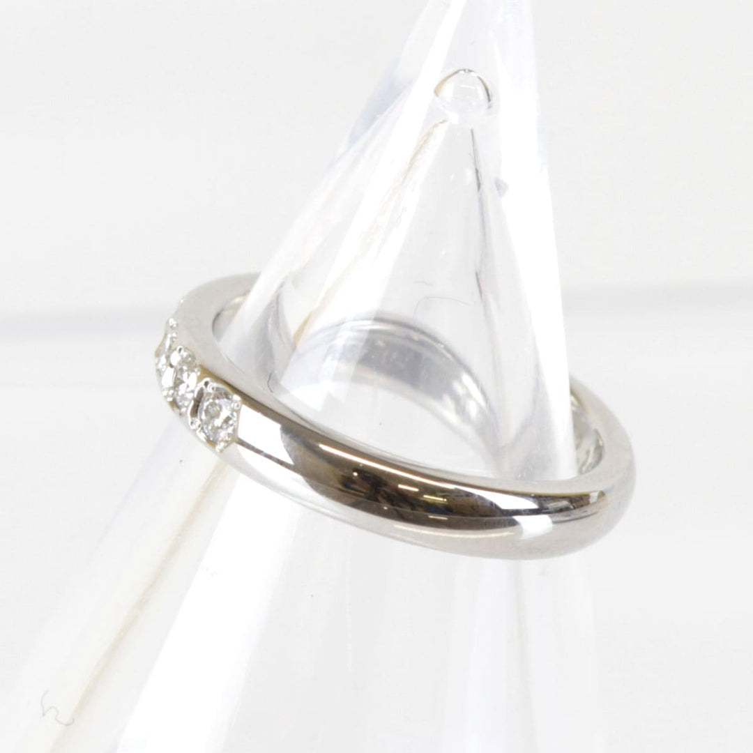 美品『USED』 Pt950/ダイヤモンド 
 ラザールダイヤモンド リング・指輪
 ダイヤモンド 0.13 4.5g