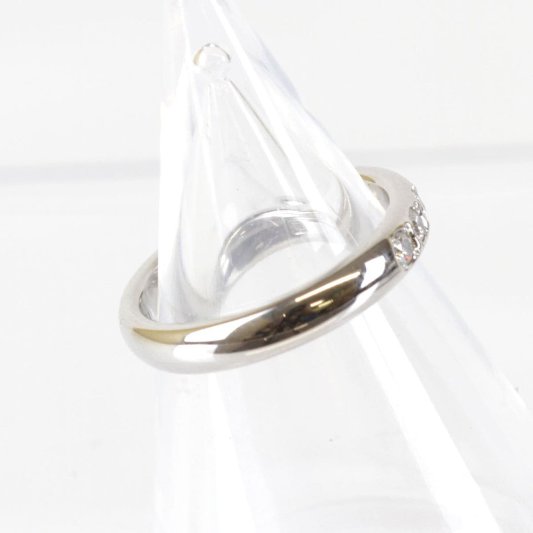 美品『USED』 Pt950/ダイヤモンド 
 ラザールダイヤモンド リング・指輪
 ダイヤモンド 0.13 4.5g