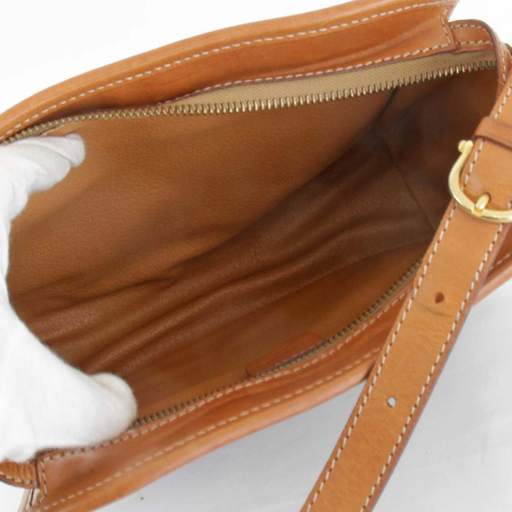 『USED』 
CELINE セリーヌ 
 ショルダーバッグ 
PVC ブラウン ヴィンテージ