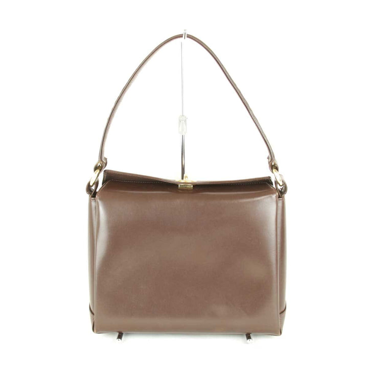『USED』 
GUCCI グッチ 
 ハンドバッグ 
レザー ブラウン