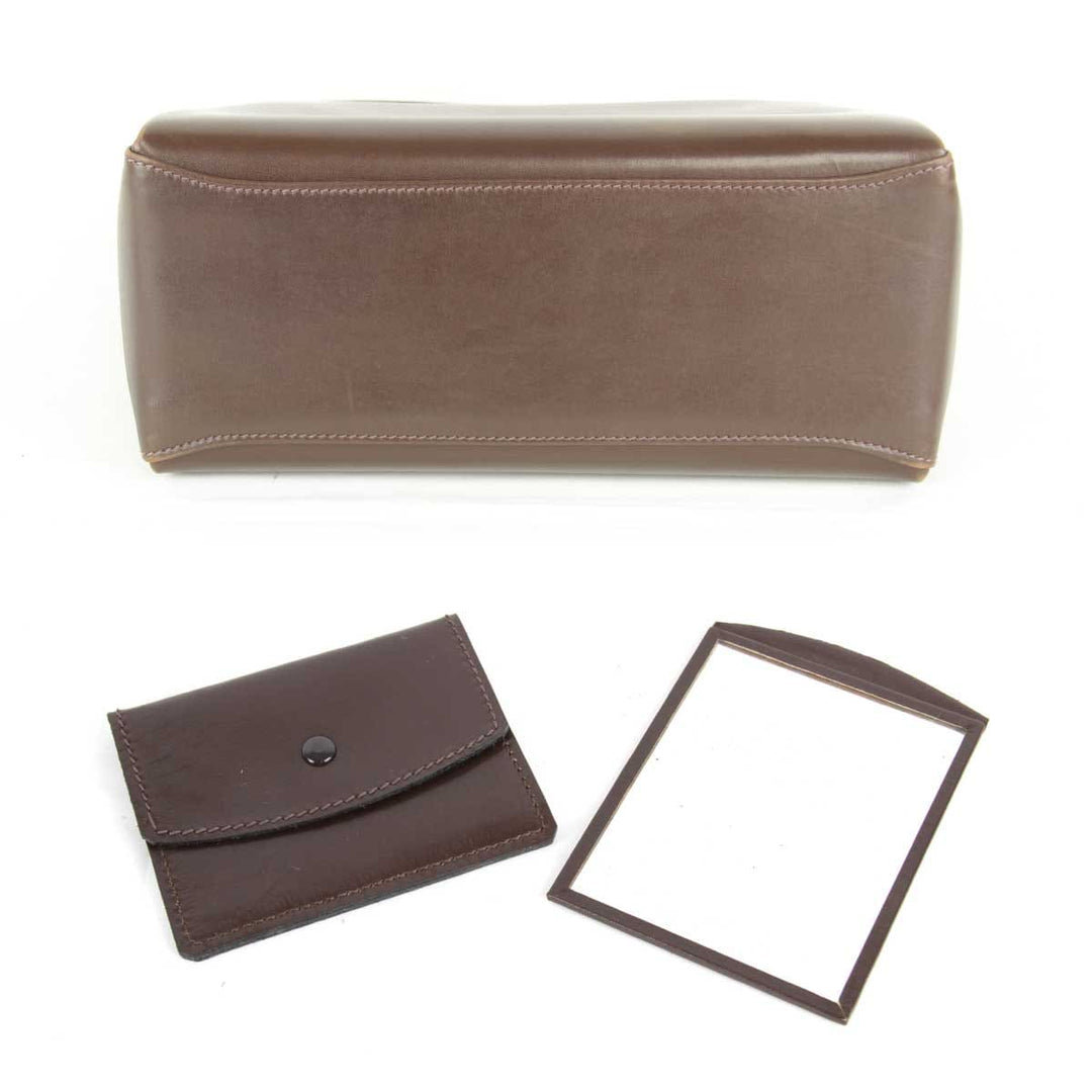 『USED』 
GUCCI グッチ 
 ハンドバッグ 
レザー ブラウン