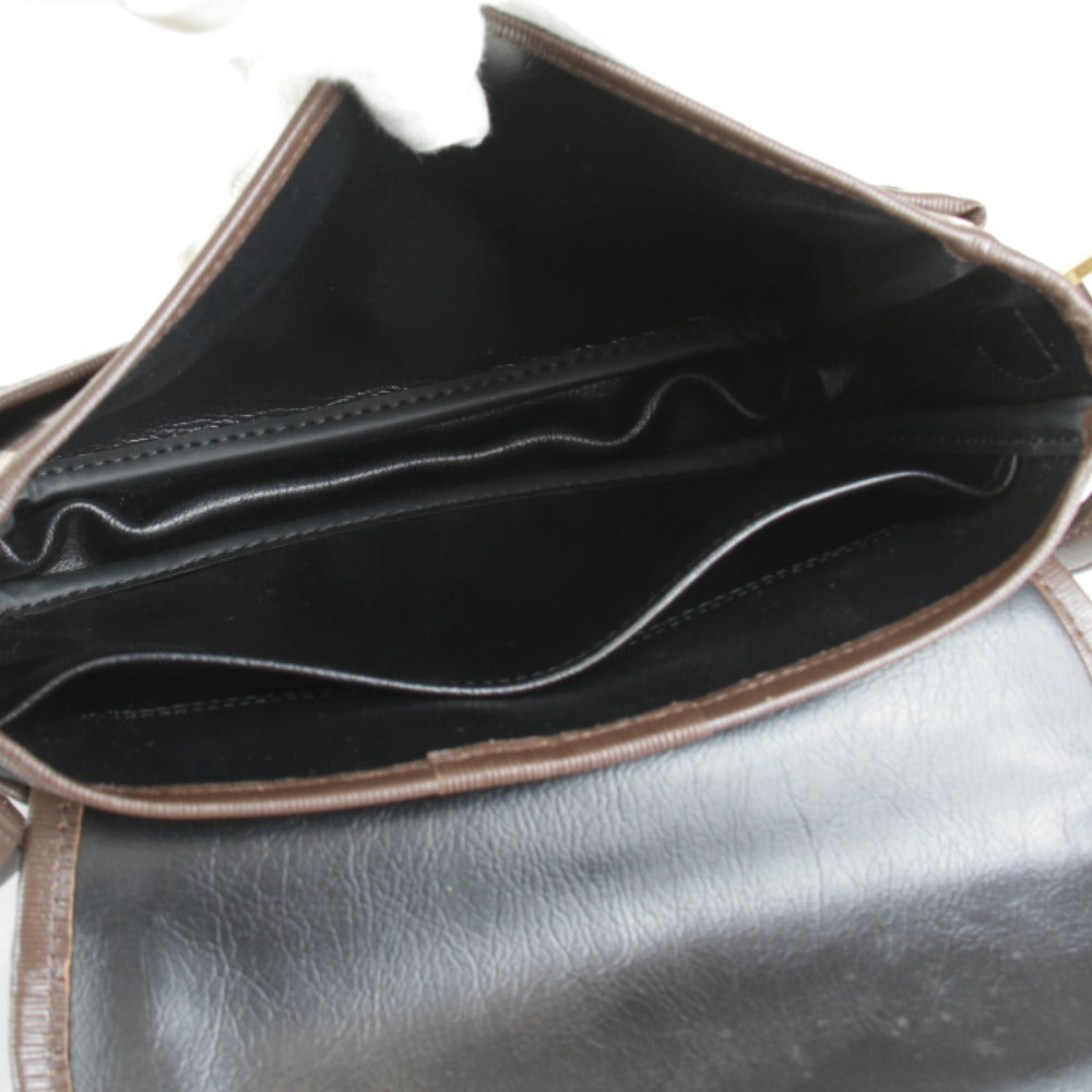 『USED』 
BURBERRY バーバリー 
 ノバチェック シャドーホース ショルダーバッグ 
レザー/キャンバス ブラウン