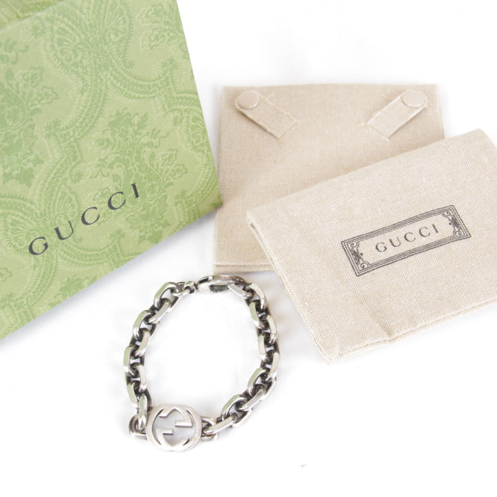 『USED』 
GUCCI グッチ 
 ブレスレット 
シルバー925 シルバー