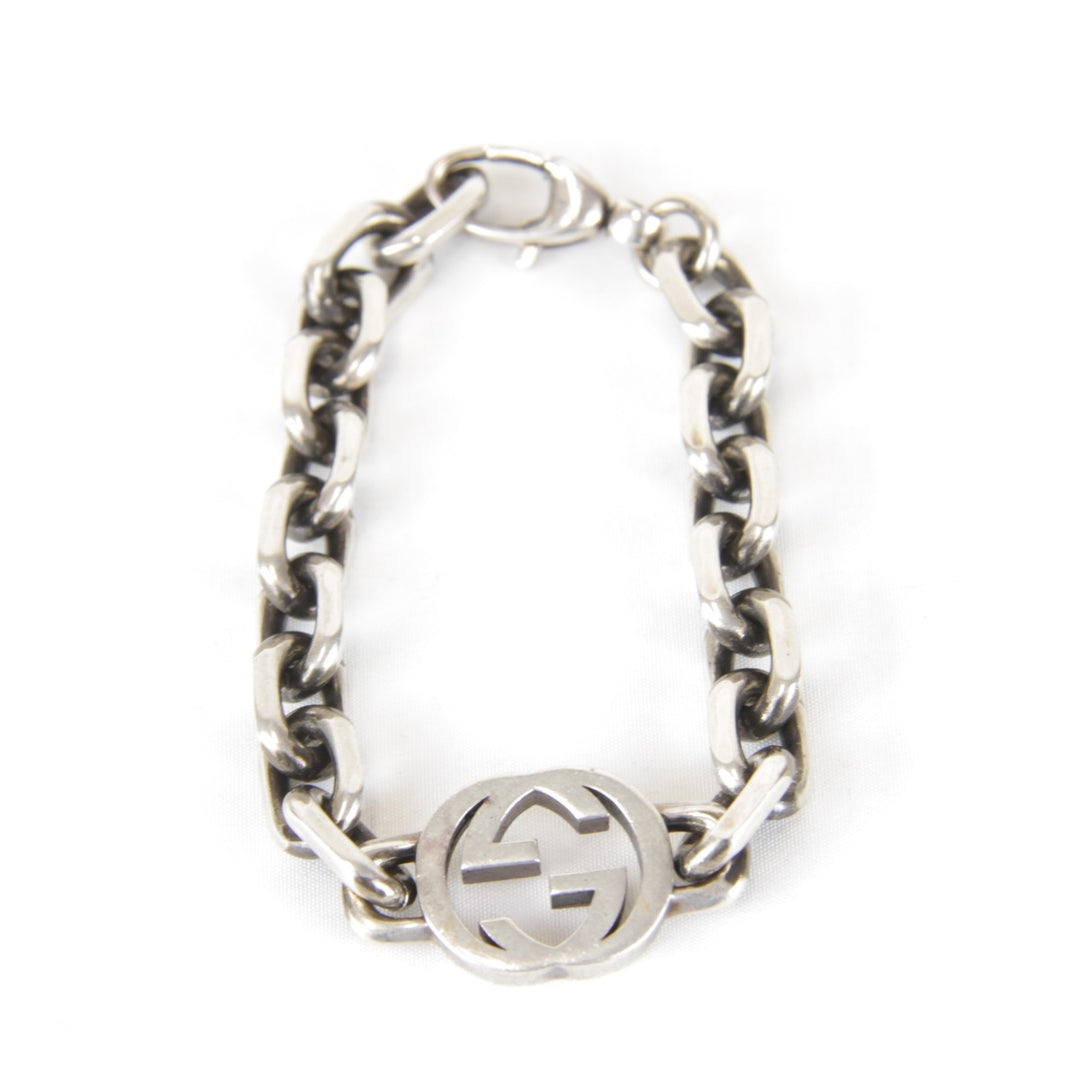 『USED』 
GUCCI グッチ 
 ブレスレット 
シルバー925 シルバー
