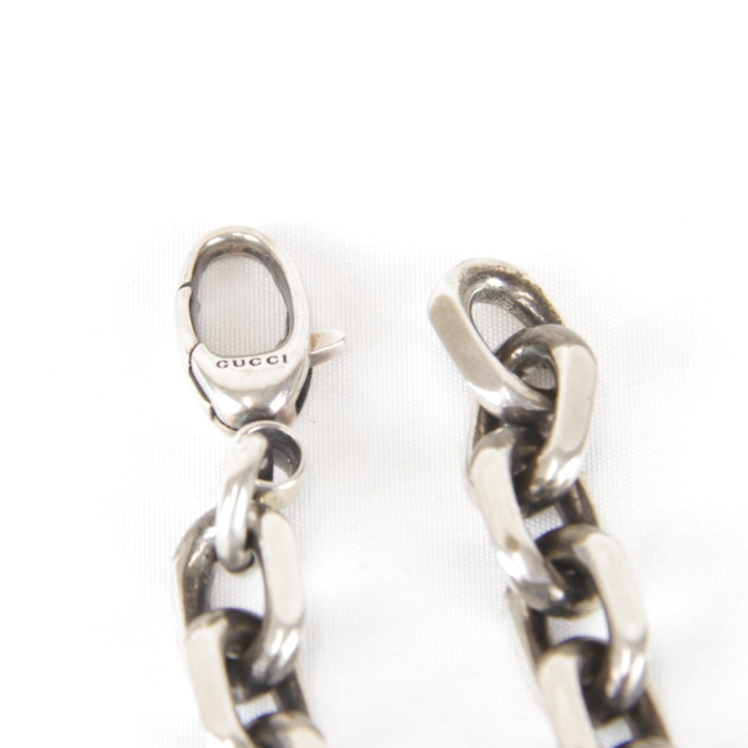 『USED』 
GUCCI グッチ 
 ブレスレット 
シルバー925 シルバー