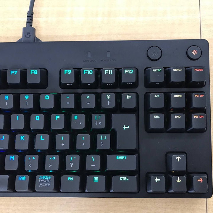 『USED』 
 
 ロジクール Logicool G PRO ゲーミングキーボード テンキーレス 有線 G-PKB-002LN PC周辺機器 
 ブラック