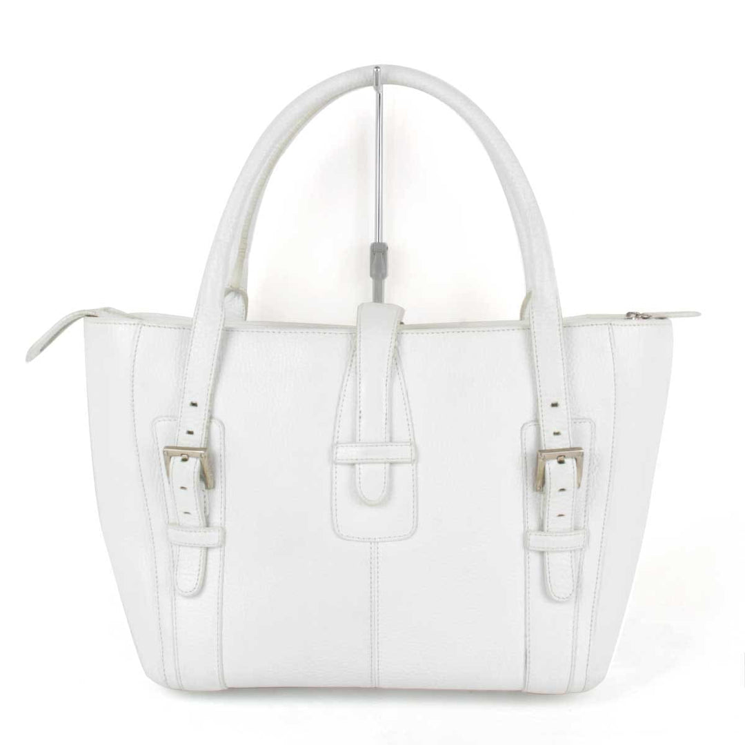 『USED』 
LOEWE ロエベ 
 270411 ハンドバッグ 
レザー ホワイト