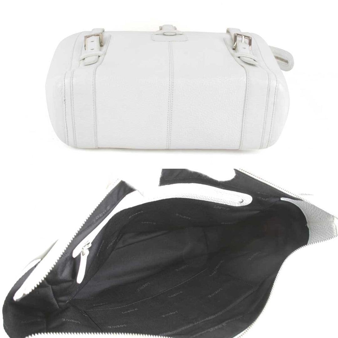 『USED』 
LOEWE ロエベ 
 270411 ハンドバッグ 
レザー ホワイト