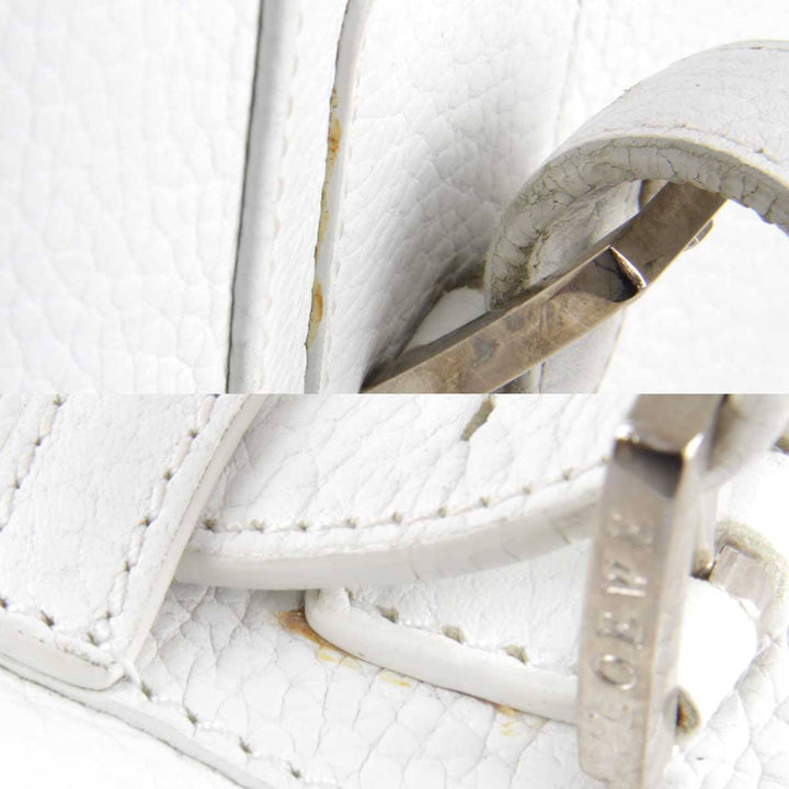 『USED』 
LOEWE ロエベ 
 270411 ハンドバッグ 
レザー ホワイト