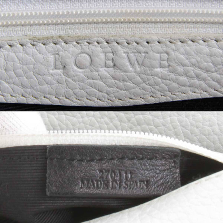 『USED』 
LOEWE ロエベ 
 270411 ハンドバッグ 
レザー ホワイト
