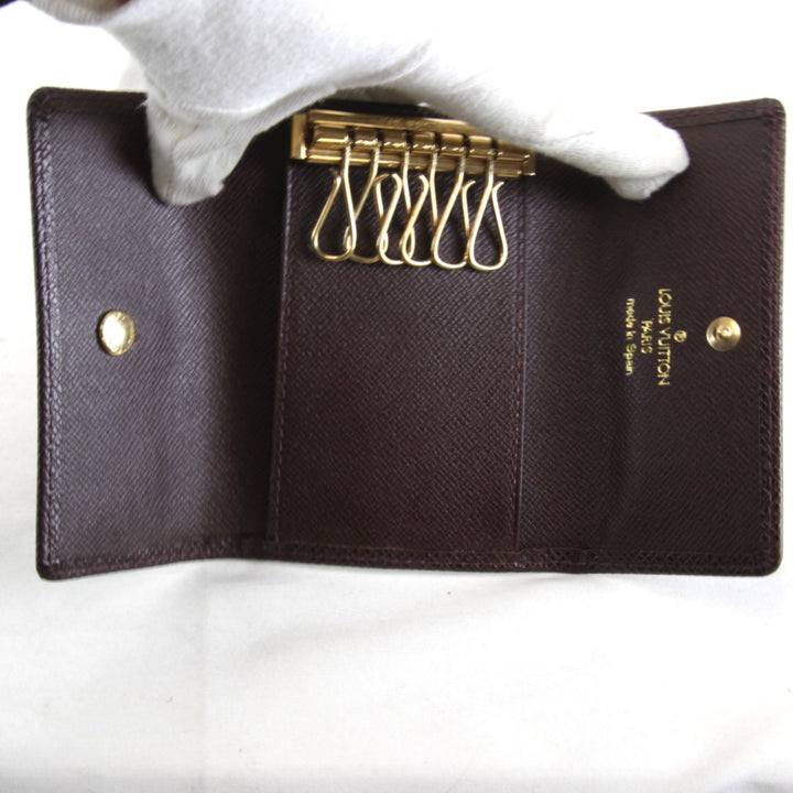 良品『USED』 
LOUIS VUITTON ルイ・ヴィトン 
 ミュルティクレ6 キーケース 
タイガ ブラウン