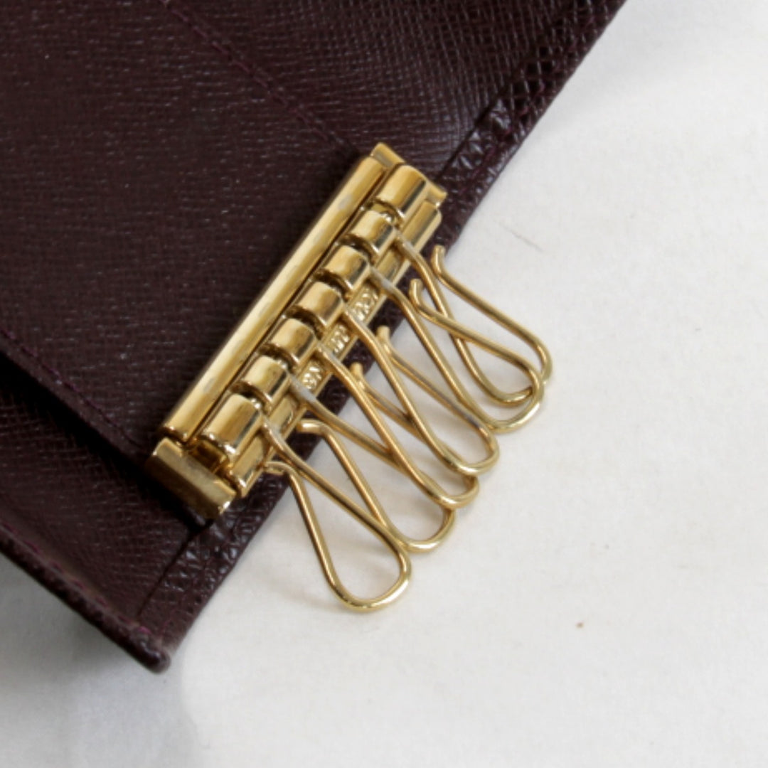 良品『USED』 
LOUIS VUITTON ルイ・ヴィトン 
 ミュルティクレ6 キーケース 
タイガ ブラウン