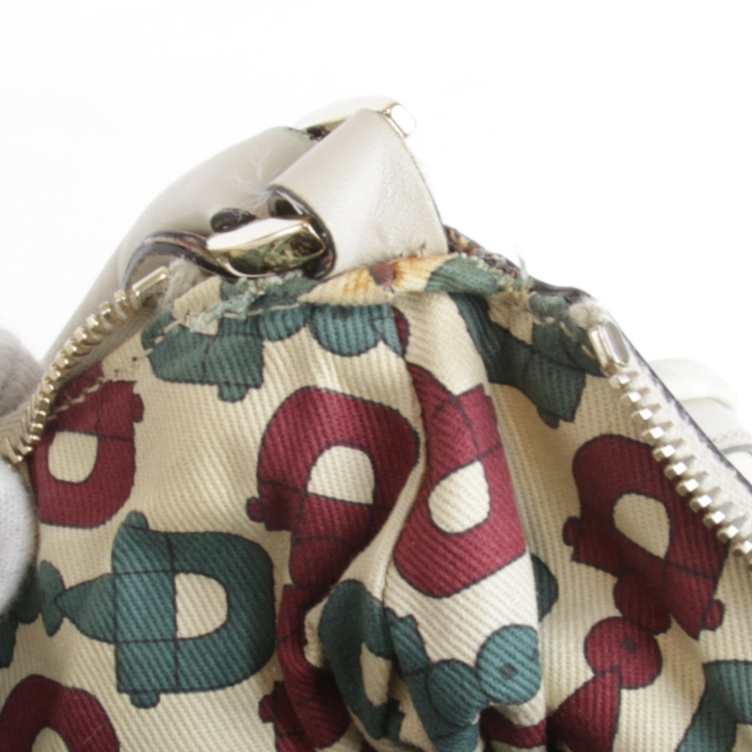 『USED』 
GUCCI グッチ 
 190525 49375 ショルダーバッグ 
グッチシマ アイボリー