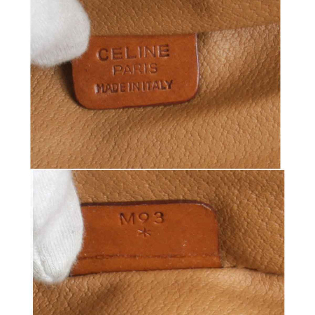 『USED』 
CELINE セリーヌ 
 ハンドバッグ 
レザー/PVC ブラウン