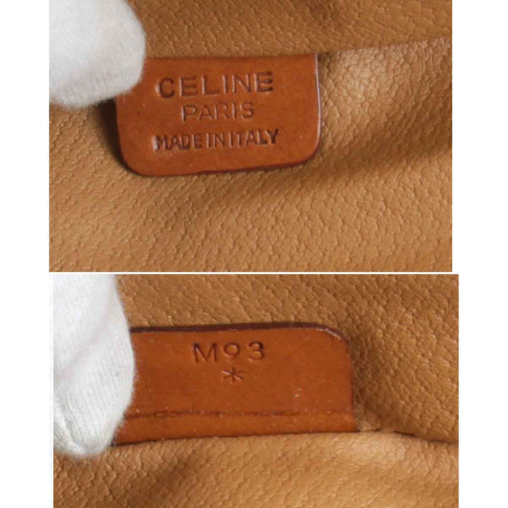 『USED』 
CELINE セリーヌ 
 ハンドバッグ 
レザー/PVC ブラウン