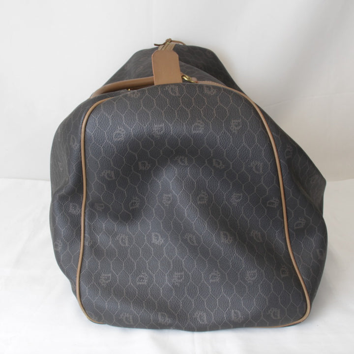 『USED』 
Christian Dior クリスチャンディオール 
 ボストンバッグ 
キャンバス/レザー ブラウン