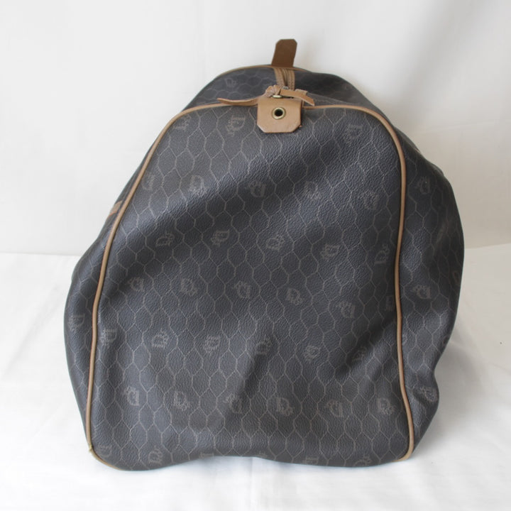 『USED』 
Christian Dior クリスチャンディオール 
 ボストンバッグ 
キャンバス/レザー ブラウン