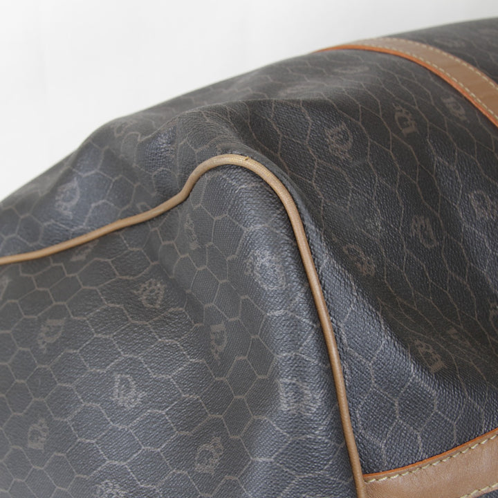 『USED』 
Christian Dior クリスチャンディオール 
 ボストンバッグ 
キャンバス/レザー ブラウン
