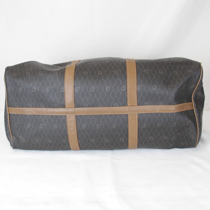 『USED』 
Christian Dior クリスチャンディオール 
 ボストンバッグ 
キャンバス/レザー ブラウン