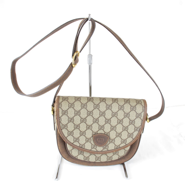 『USED』 
GUCCI グッチ 
 001・58・68861 8039 ショルダーバッグ 
GGスプリームキャンバス ブラウン