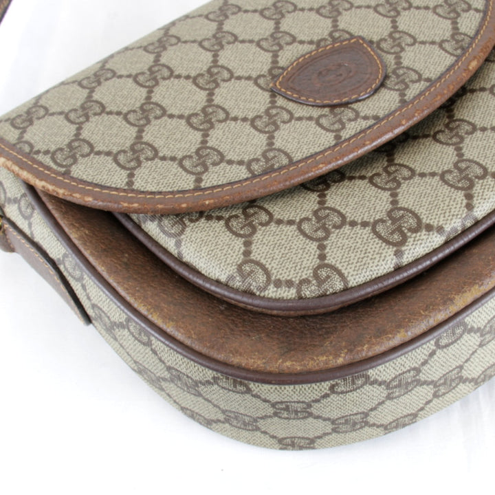 『USED』 
GUCCI グッチ 
 001・58・68861 8039 ショルダーバッグ 
GGスプリームキャンバス ブラウン