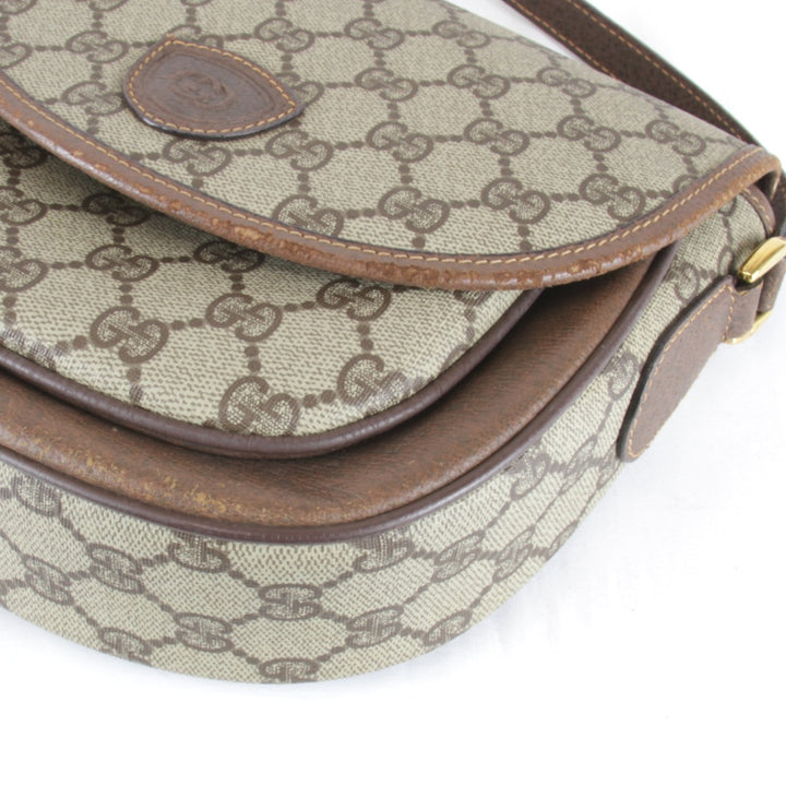 『USED』 
GUCCI グッチ 
 001・58・68861 8039 ショルダーバッグ 
GGスプリームキャンバス ブラウン
