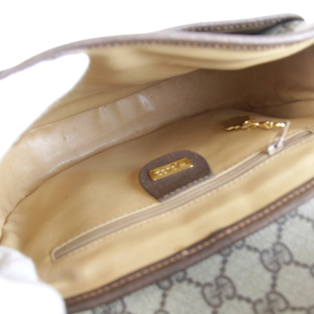 『USED』 
GUCCI グッチ 
 001・58・68861 8039 ショルダーバッグ 
GGスプリームキャンバス ブラウン