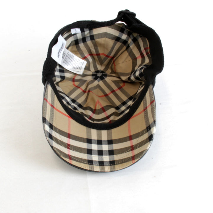 美品『USED』 
BURBERRY バーバリー 
 ベースボールキャップ 8068040 サイズS キャップ 
 ブラック