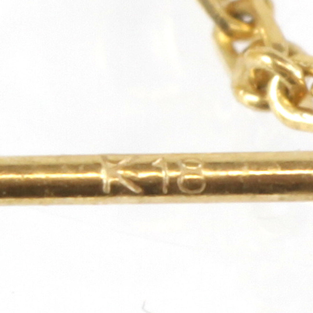 美品『USED』 K18 
 丸玉 ピアス
 0.6g
