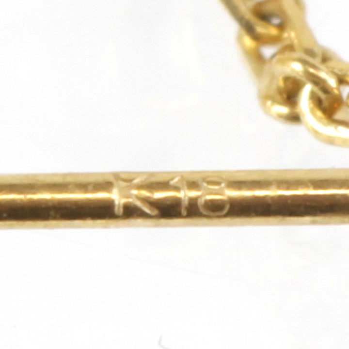 美品『USED』 K18 
 丸玉 ピアス
 0.6g