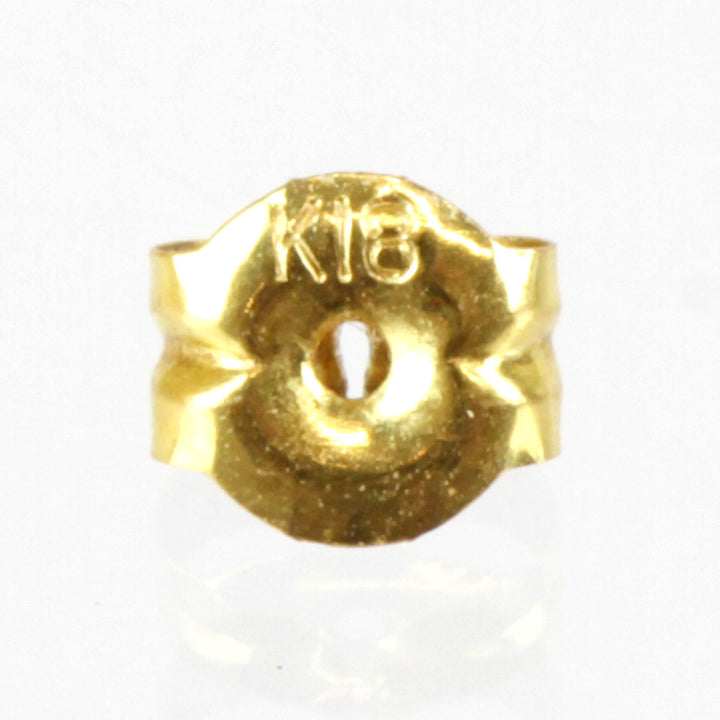 美品『USED』 K18 
 丸玉 ピアス
 0.6g