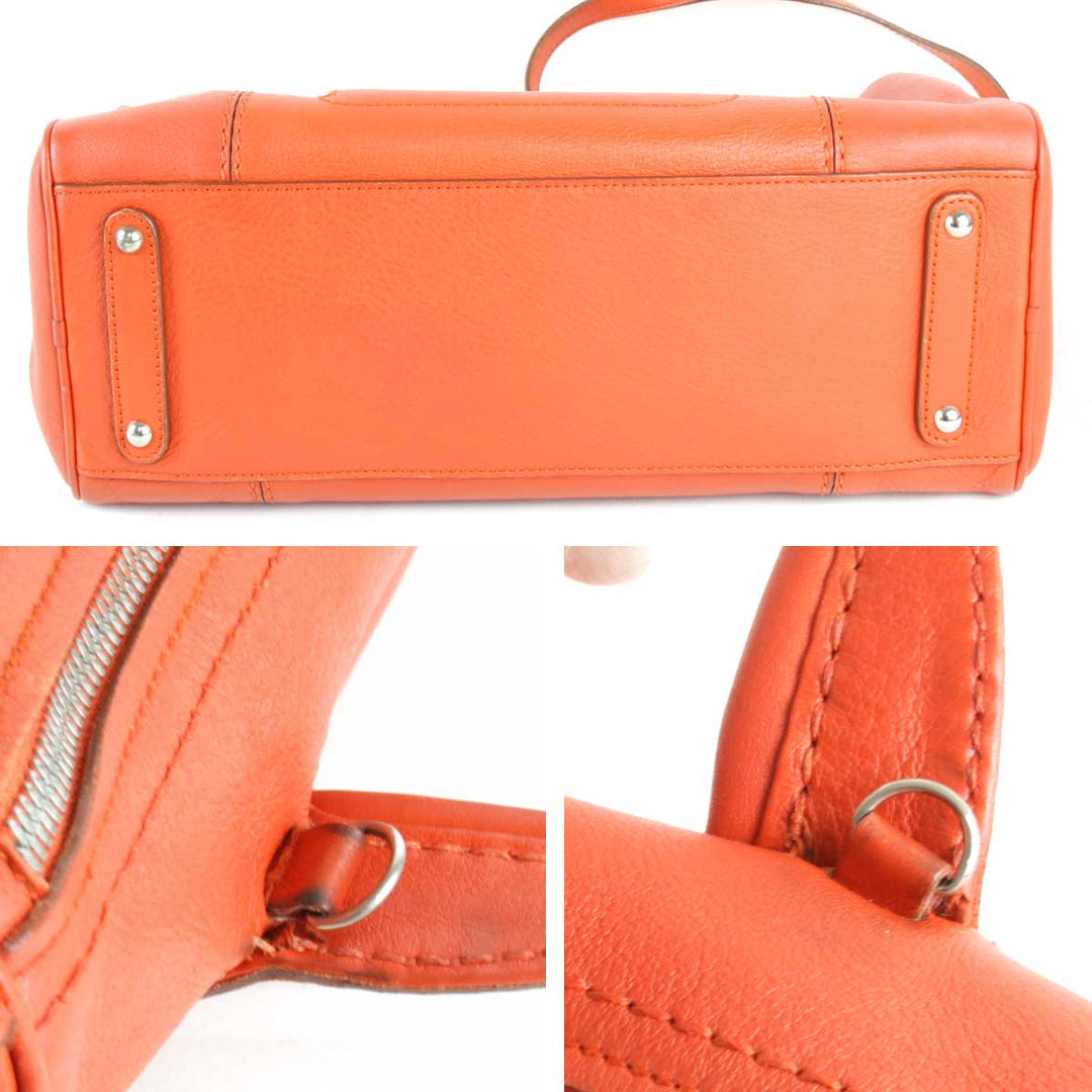 『USED』 
Salvatore Ferragamo フェラガモ 
 AU21 002404 ミニボストンバッグ 
レザー レッド