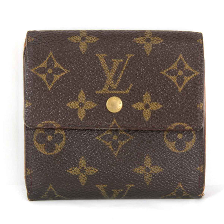 『USED』 
LOUIS VUITTON ルイ・ヴィトン 
 ポルトモネビエ カルトクレディ M61652 三つ折り財布 
モノグラムキャンバス ブラウン