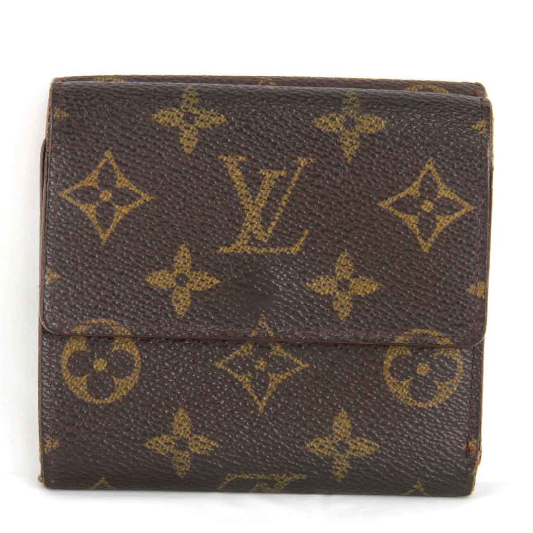 『USED』 
LOUIS VUITTON ルイ・ヴィトン 
 ポルトモネビエ カルトクレディ M61652 三つ折り財布 
モノグラムキャンバス ブラウン