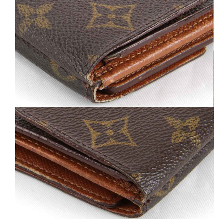 『USED』 
LOUIS VUITTON ルイ・ヴィトン 
 ポルトモネビエ カルトクレディ M61652 三つ折り財布 
モノグラムキャンバス ブラウン
