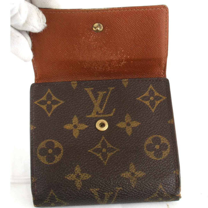 『USED』 
LOUIS VUITTON ルイ・ヴィトン 
 ポルトモネビエ カルトクレディ M61652 三つ折り財布 
モノグラムキャンバス ブラウン
