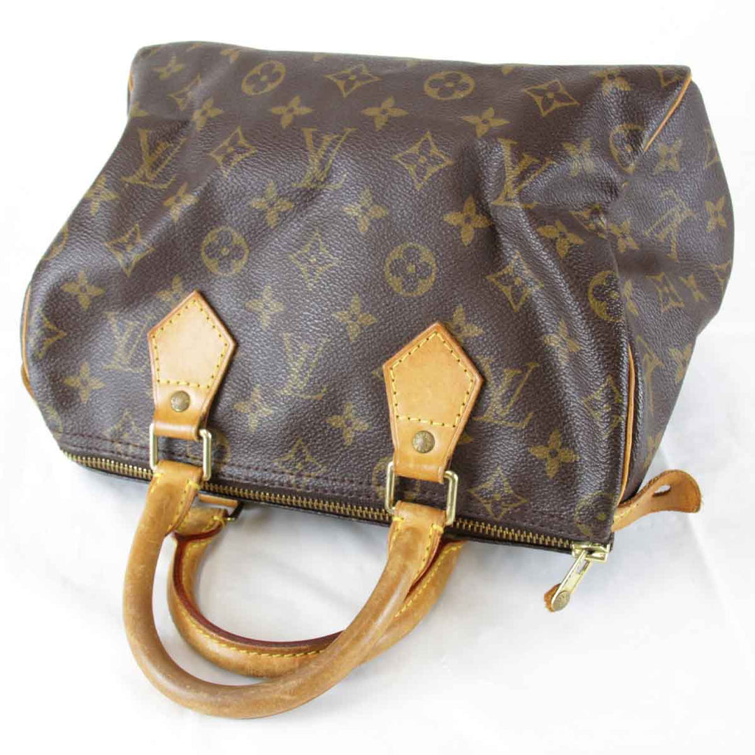 一部難あり『USED』 
LOUIS VUITTON ルイ・ヴィトン 
 スピーディ25 M41528 ハンドバッグ 
モノグラムキャンバス モノグラム
