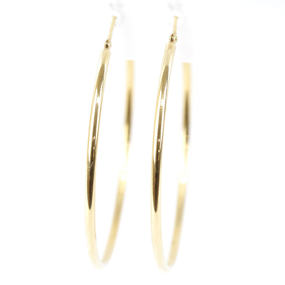 美品『USED』 K18 
 フープピアス  ピアス
 3.6g