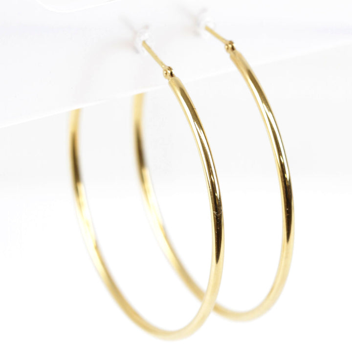美品『USED』 K18 
 フープピアス  ピアス
 3.6g