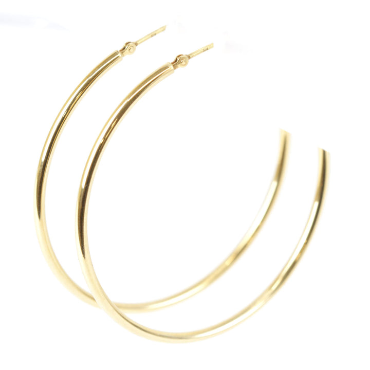 美品『USED』 K18 
 フープピアス  ピアス
 3.6g