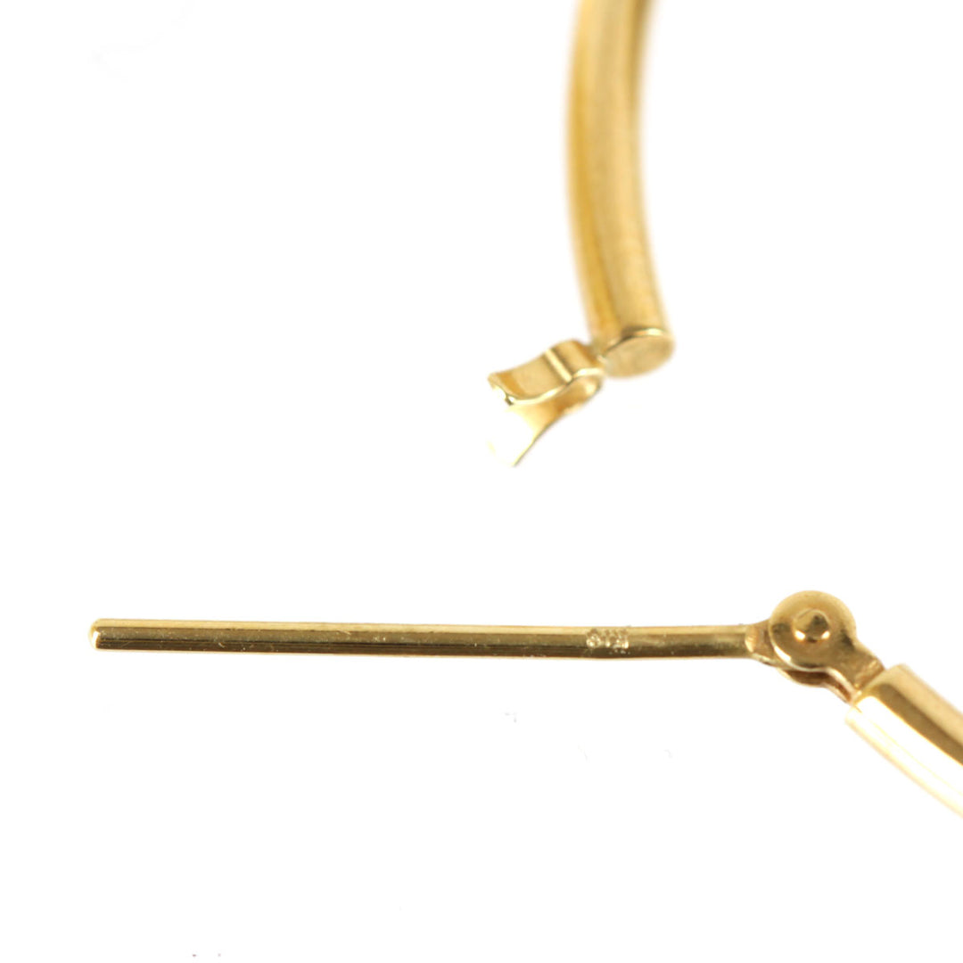 美品『USED』 K18 
 フープピアス  ピアス
 3.6g