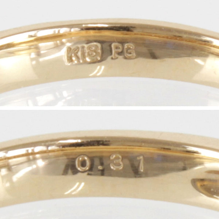 良品『USED』 K18PG/ダイヤモンド 
リング・指輪
 ダイヤモンド 0.31 2.9g