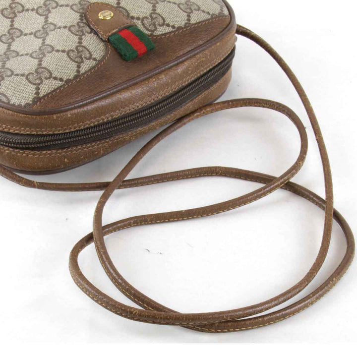 【価格改定】『USED』 
GUCCI グッチ 
 オールドグッチ 89.02.066 ショルダーバッグ 
GGスプリームキャンバス ブラウン