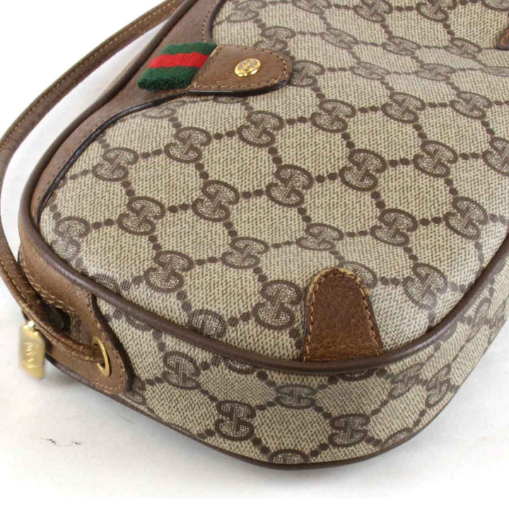 【価格改定】『USED』 
GUCCI グッチ 
 オールドグッチ 89.02.066 ショルダーバッグ 
GGスプリームキャンバス ブラウン