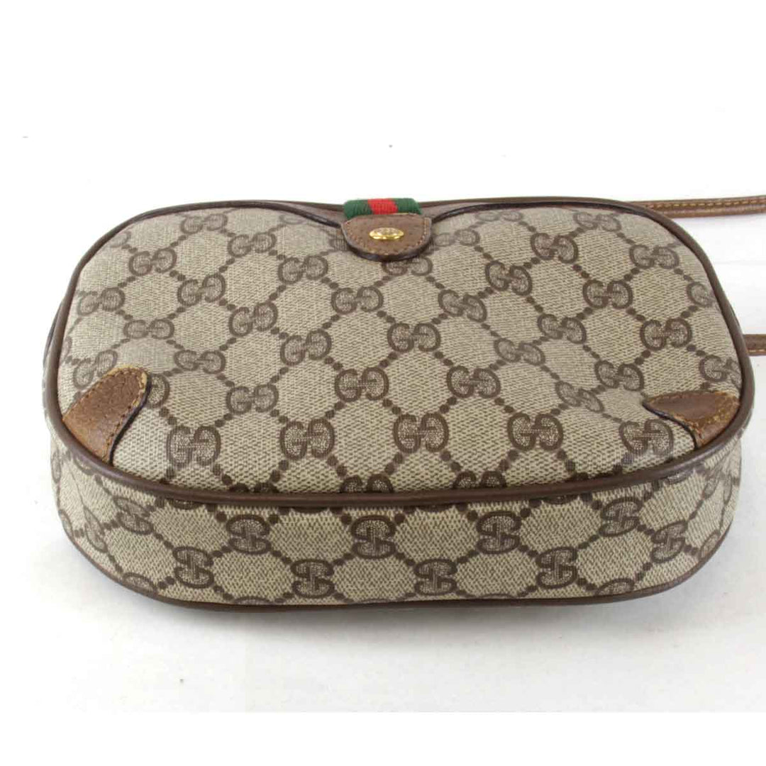 【価格改定】『USED』 
GUCCI グッチ 
 オールドグッチ 89.02.066 ショルダーバッグ 
GGスプリームキャンバス ブラウン