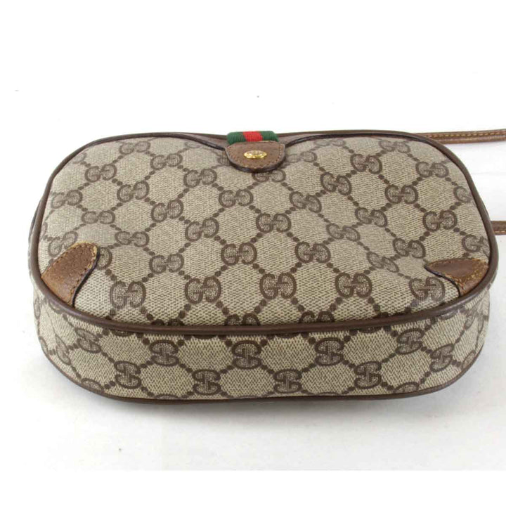 【価格改定】『USED』 
GUCCI グッチ 
 オールドグッチ 89.02.066 ショルダーバッグ 
GGスプリームキャンバス ブラウン